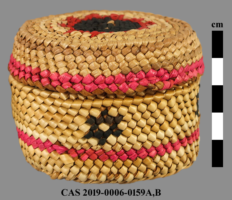 CAS 2019-0006-0159A,B; Basket with lid